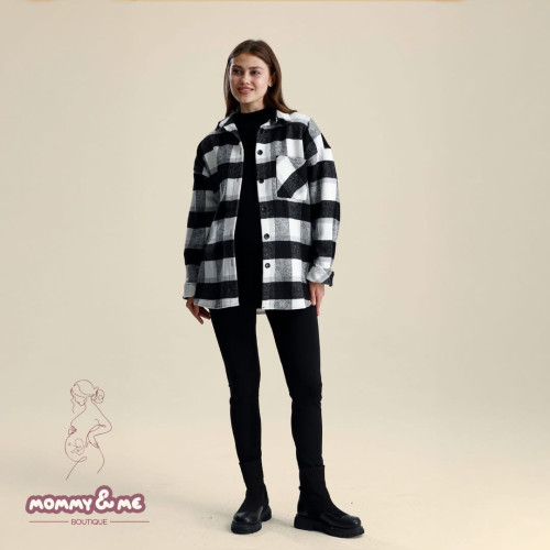 Këmisha për Shtatzëna Bardhë&Zi