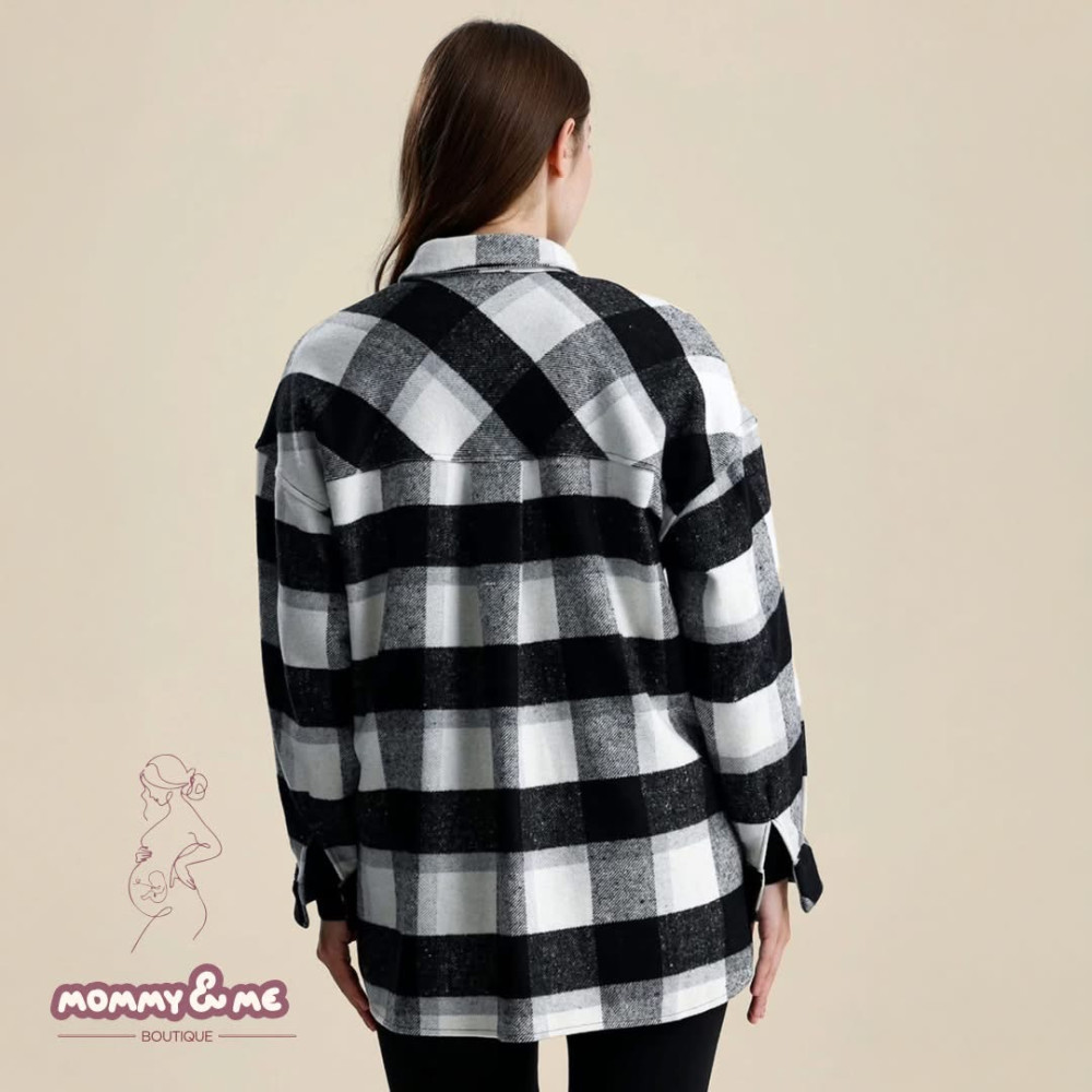 Këmisha për Shtatzëna Bardhë&Zi