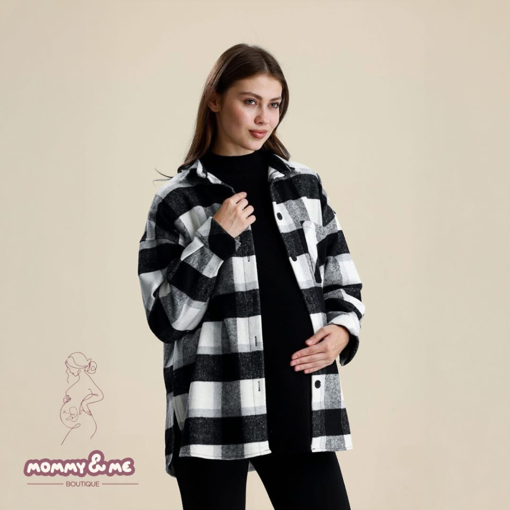 Këmisha për Shtatzëna Bardhë&Zi