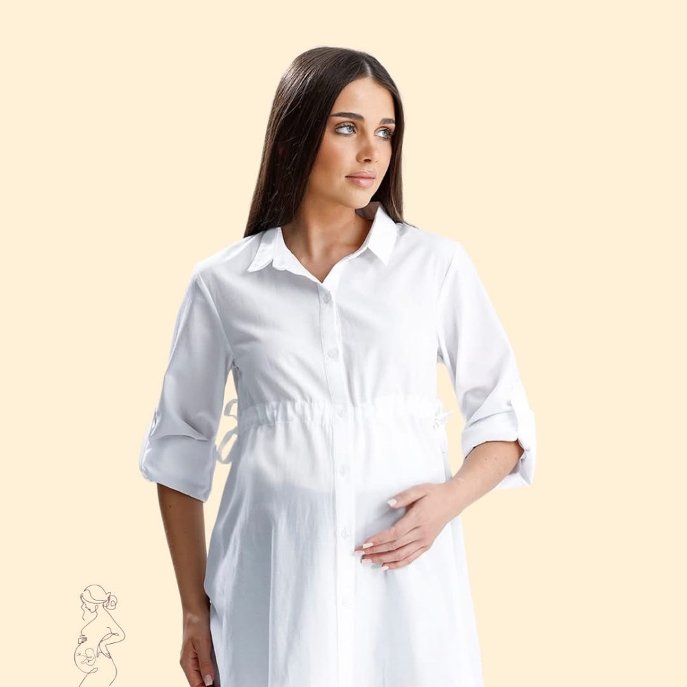 Këmishë e Bardhë për Shtatzëna