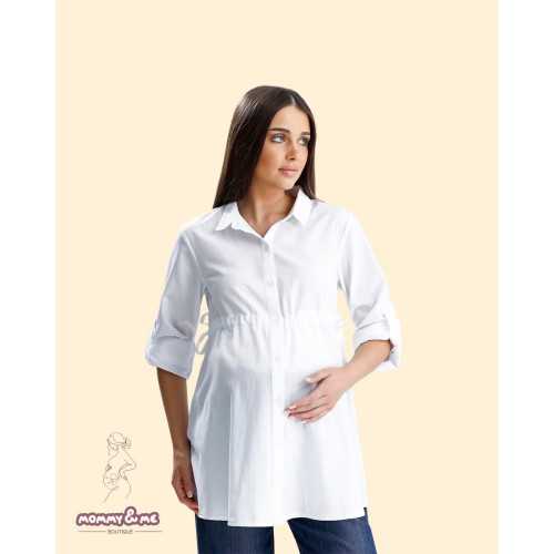 Këmishë e Bardhë për Shtatzëna