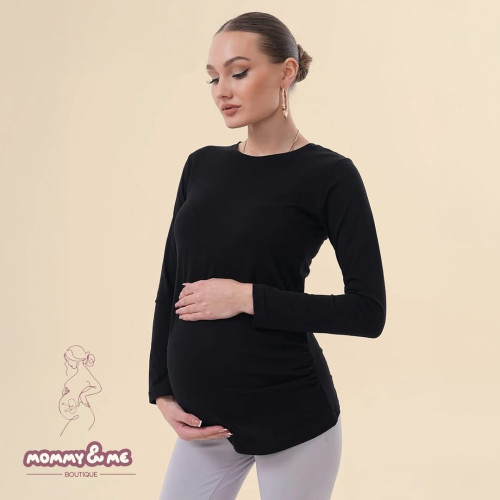 Bluzë e Zezë për Shtatzëna