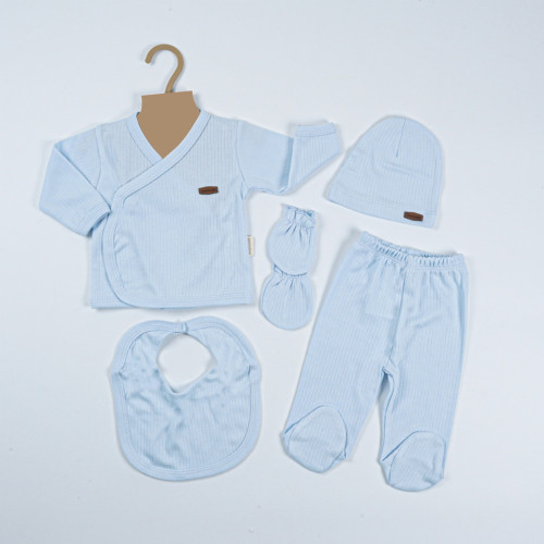 Set 5 Pjesë për Bebë – Baby Blue