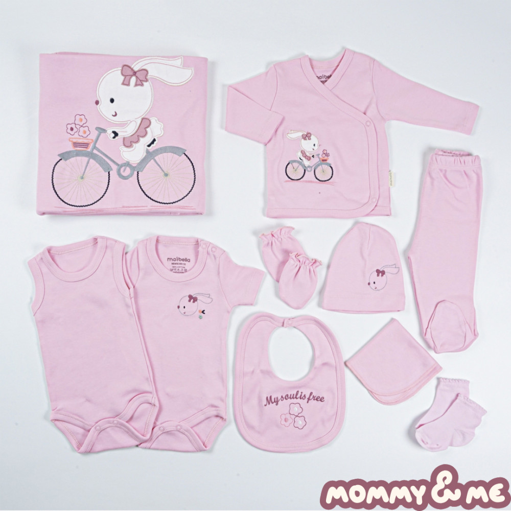 Set 10 Pjesësh për Bebe – Komplet i Plotë për Ditët e Para