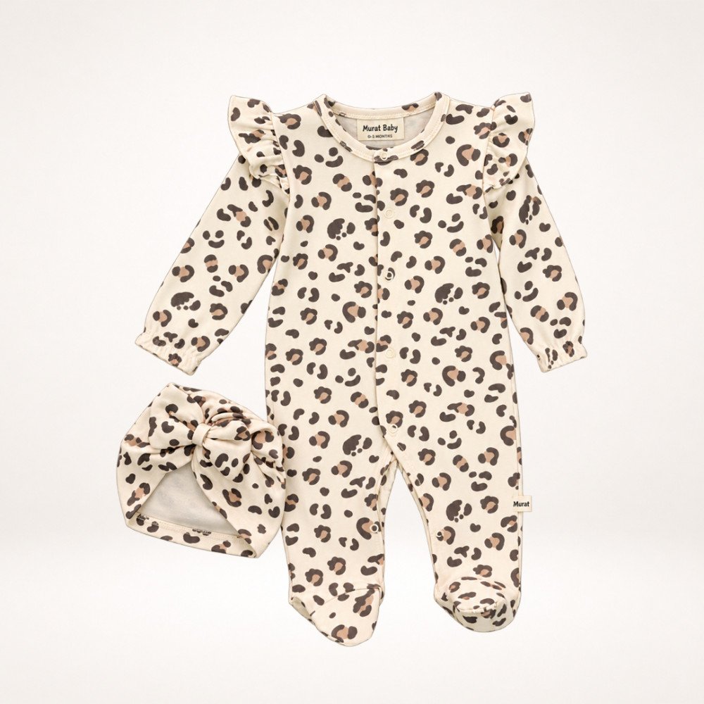 Shpihoze me dizajn leopard dhe kapele