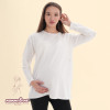 Bluzë e Bardhë me Hapje për Gjidhënje