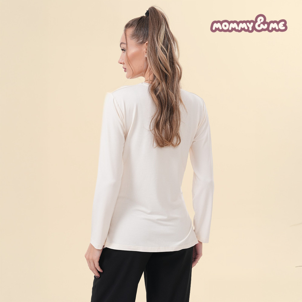 Bluzë e bardhë për Shtatzëna