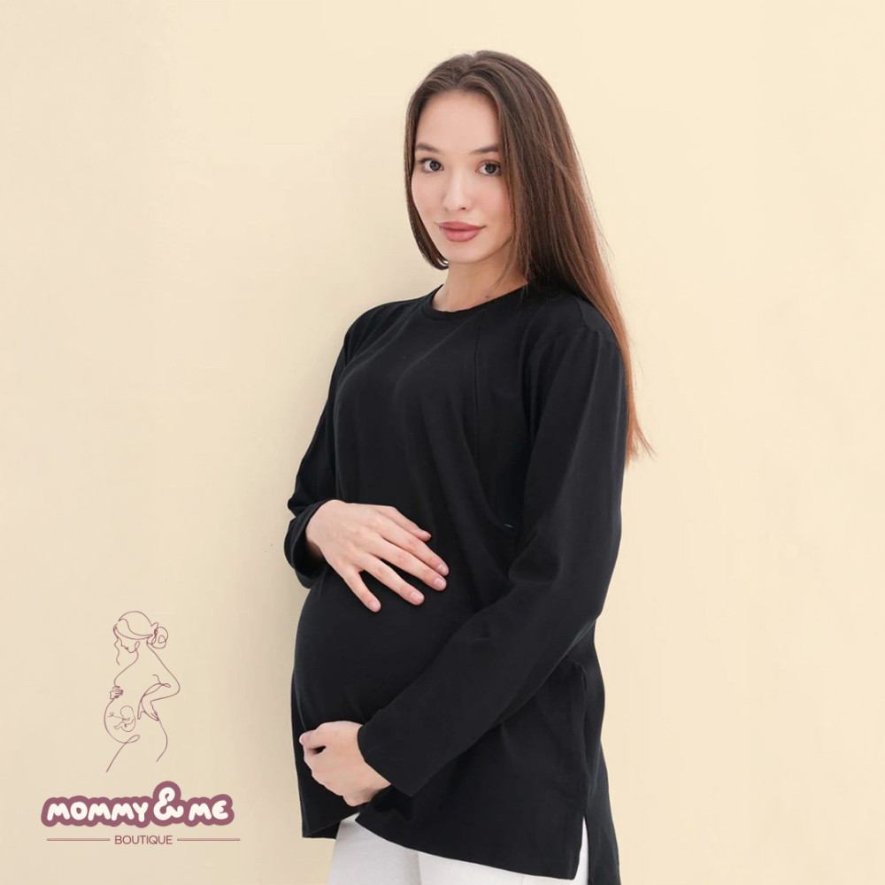 Bluzë e Zezë me Hapje për Gjidhënje