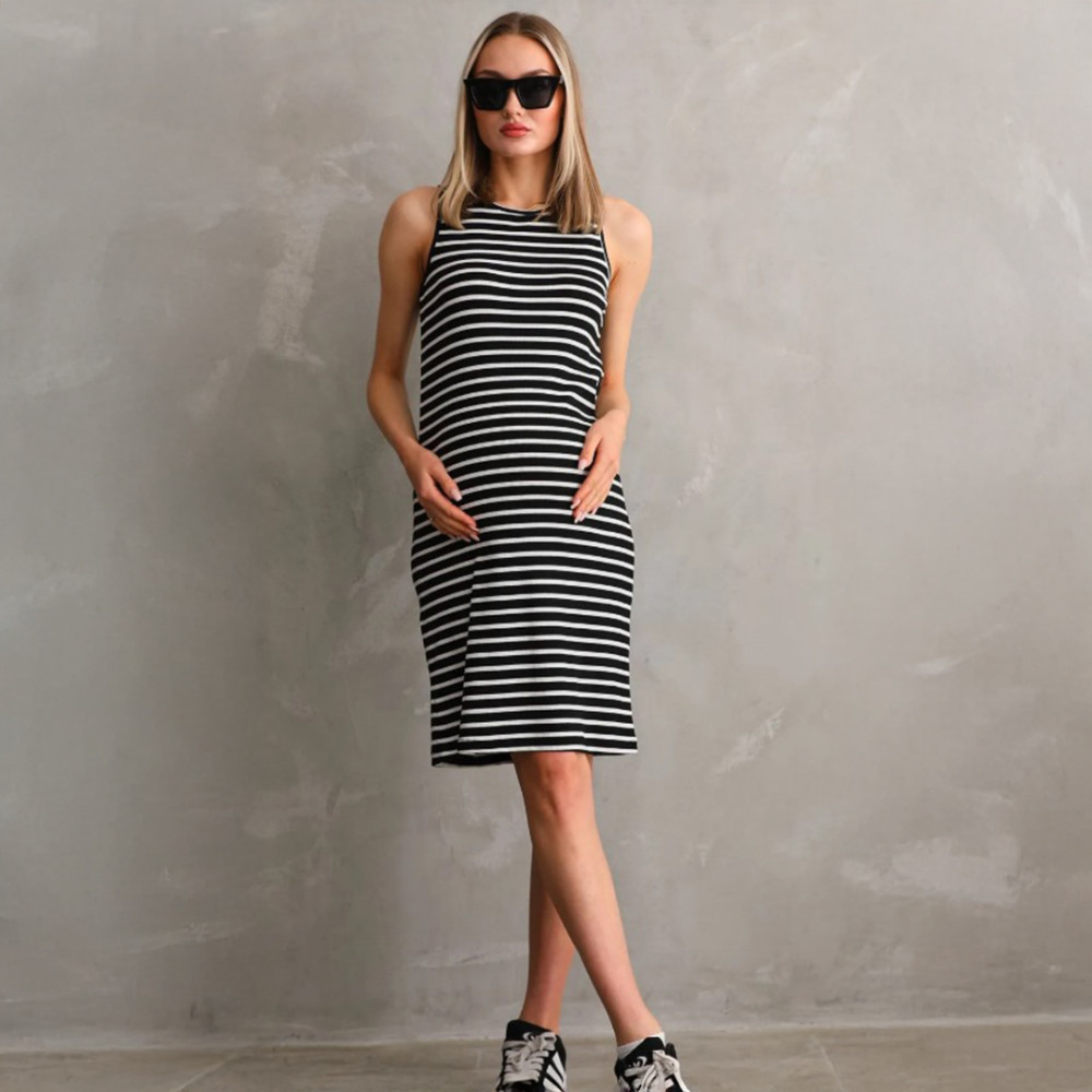 Fustan Bardh e Zi Kimono për Shtatzëna