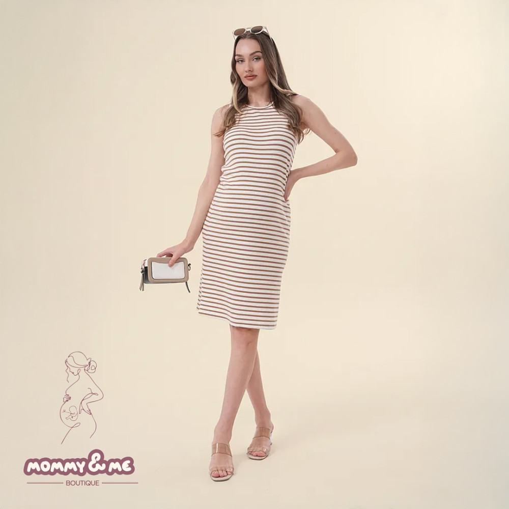 Fustan Bardhe e kafte  për Shtatzëni 