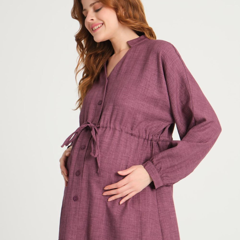 Këmishë Vjollce Për Shtatzëna