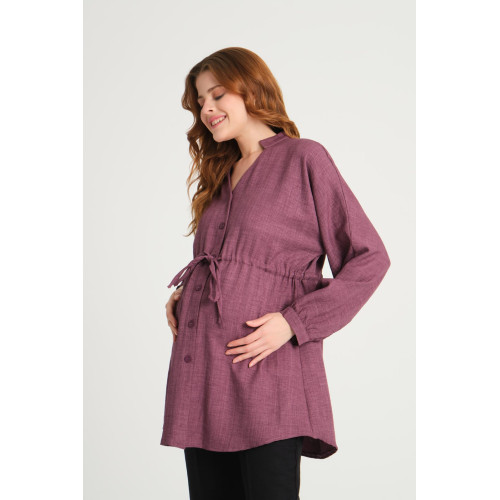 Këmishë Vjollce Për Shtatzëna