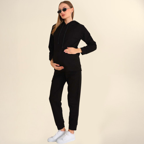 Trenerka Komplet të Zeza Për Shtatzëna