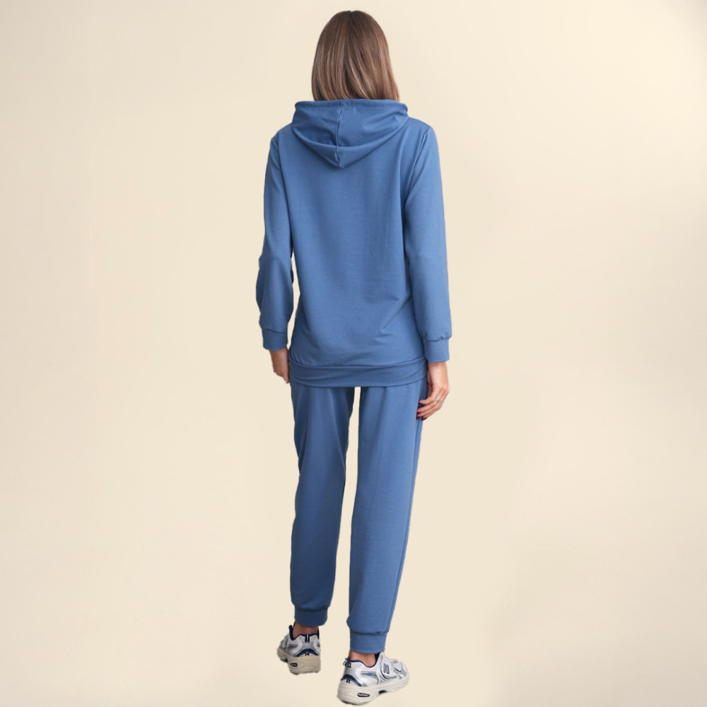 Trenerka Komplet të Kaltërta Për Shtatzëna