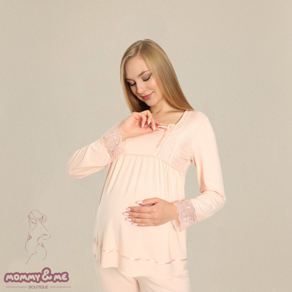 Pizhame Pambuku Dy Pjesëshe për Shtatzëna & Gjidhënëse