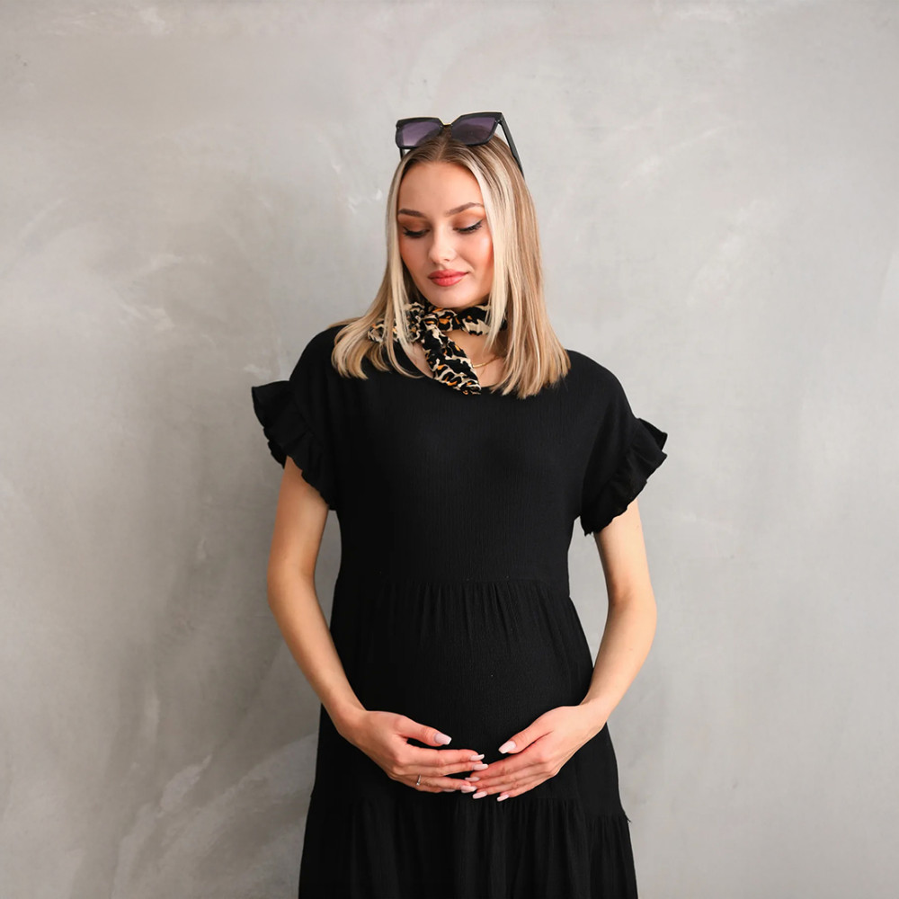 Fustan i Zi për Shtatzëni