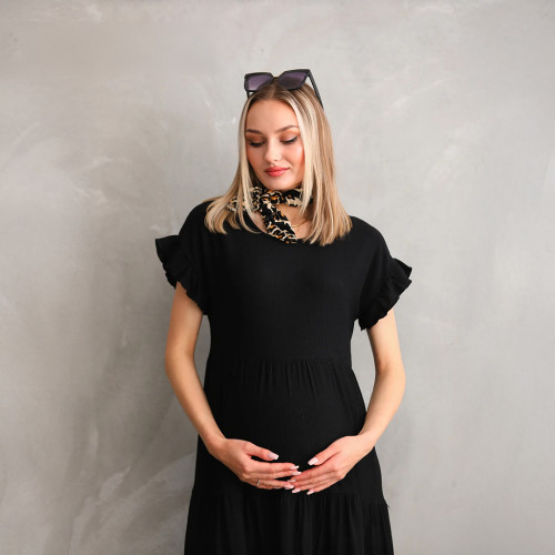 Fustan i Zi për Shtatzëni