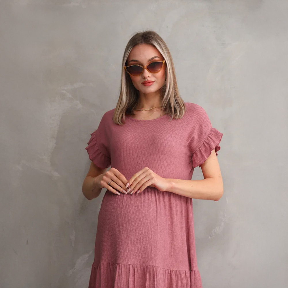 Fustan Vjollcë për Shtatzëni