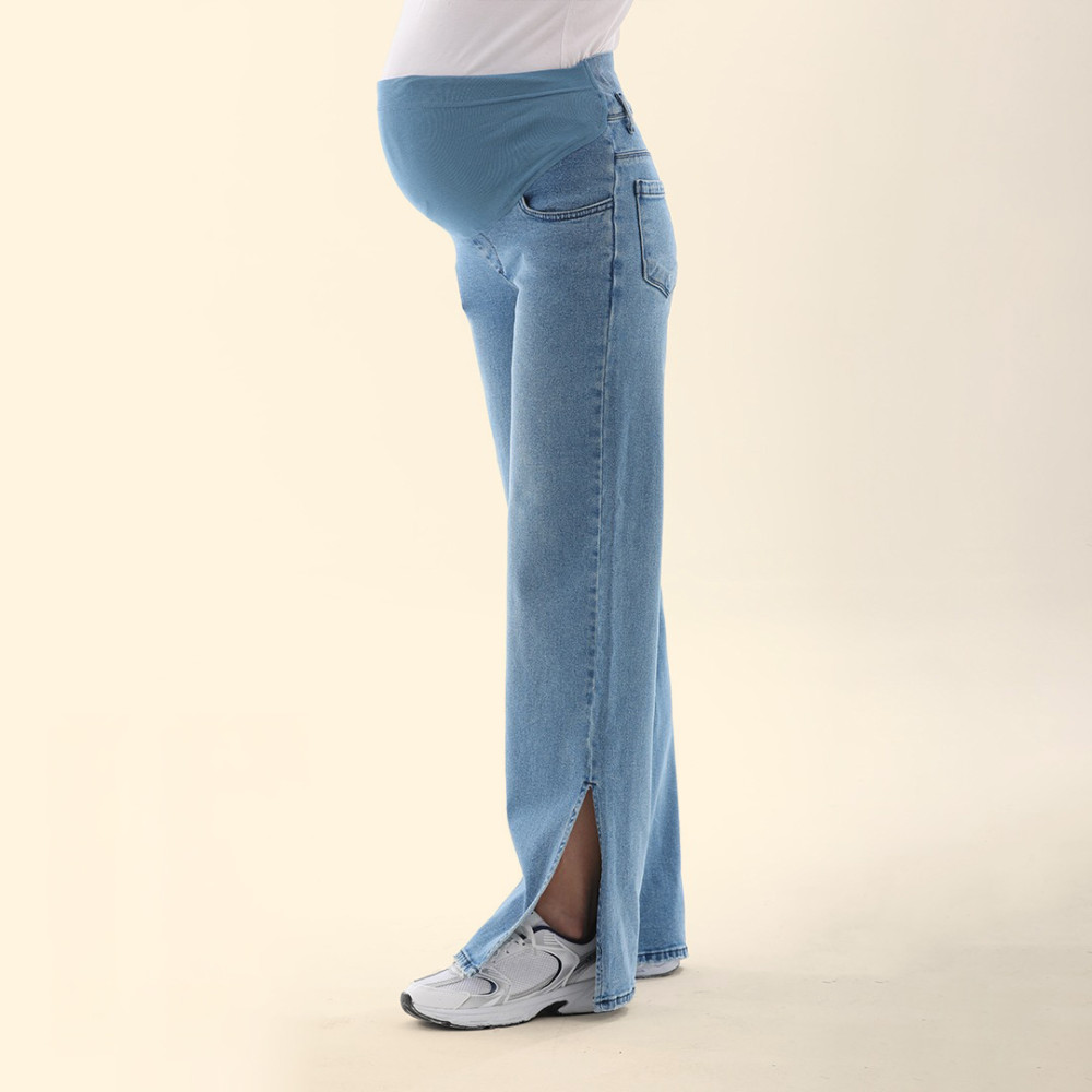 Xhinse të Kaltërta për Shtatzëna me Hapje në Fund